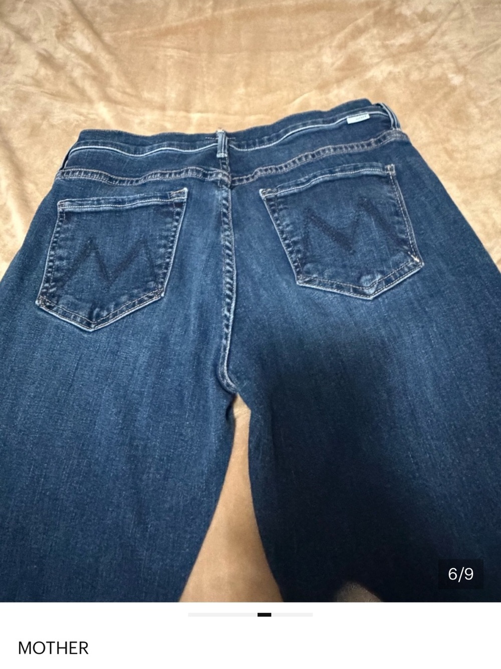 MOTHER The Weekender High-Rise Flare Jeans in Dark Teaming Up Women’s 29 - Picture 5 of 8